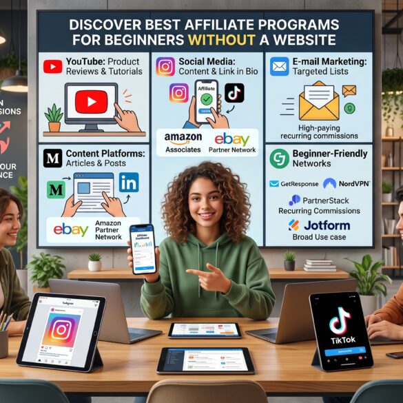 Discover Best Affiliate Programs for Beginners Without a Website