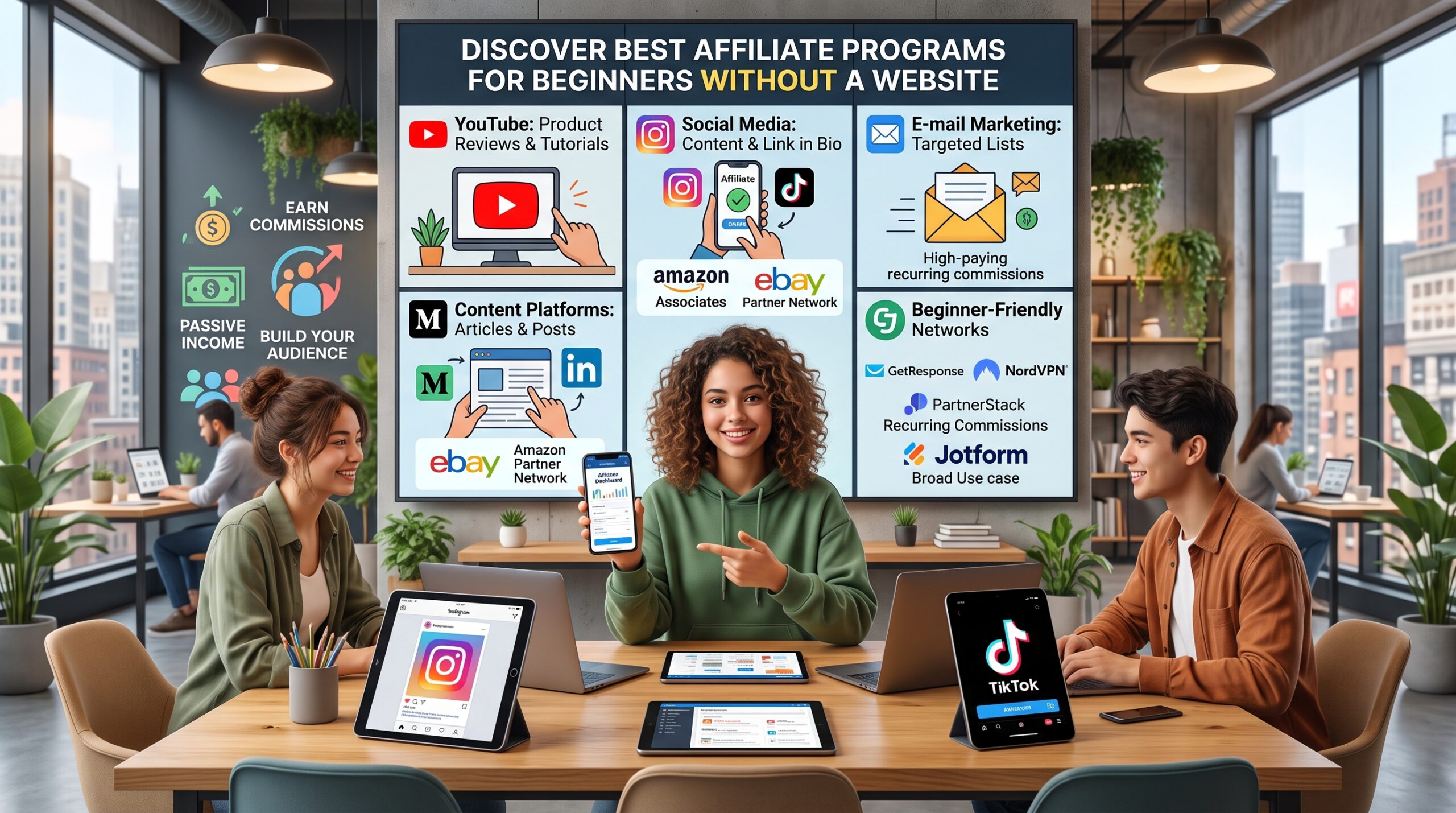 Discover Best Affiliate Programs for Beginners Without a Website