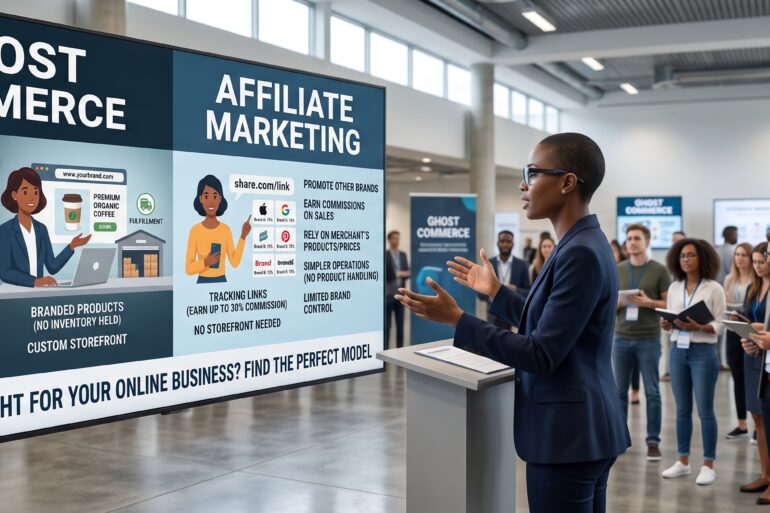 Ghost Commerce vs Affiliate Marketing: Which is Right for Your Online Business