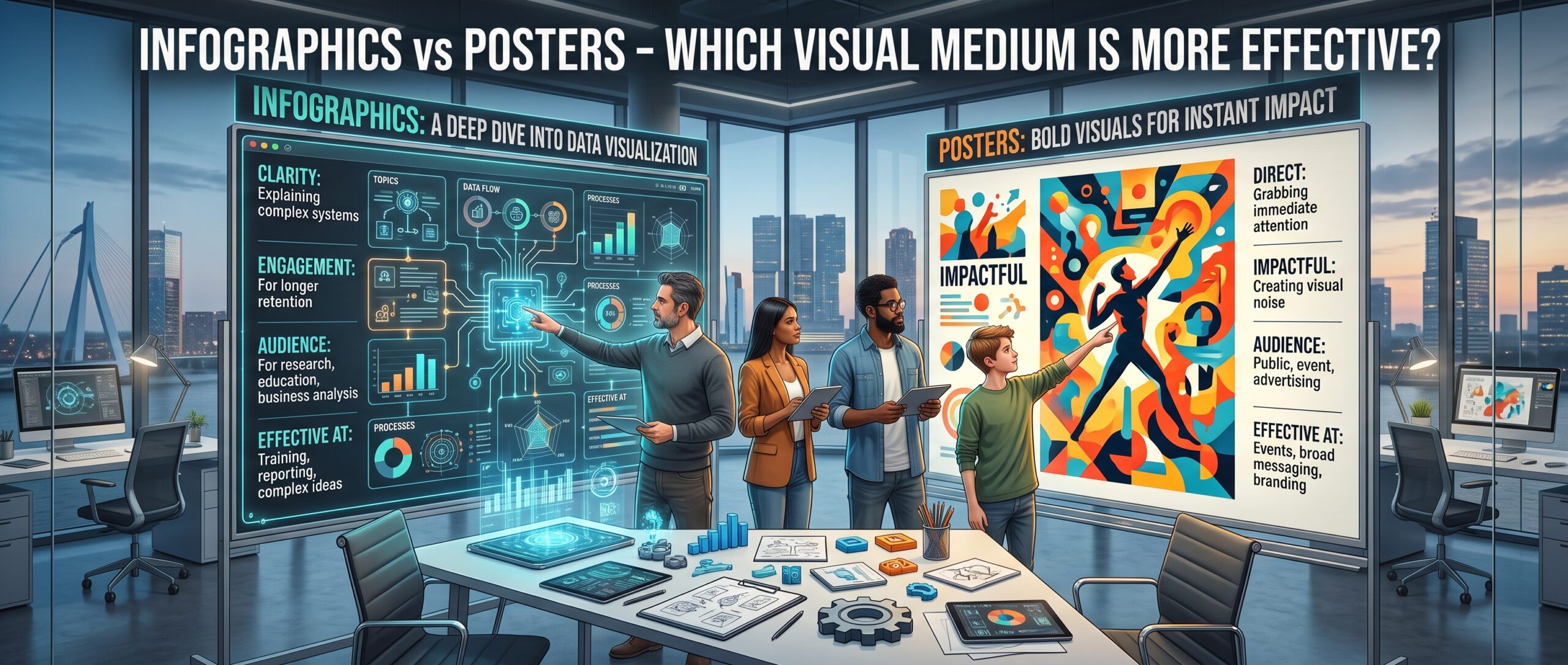 Infographics vs Posters: Which Visual Medium is More Effective?