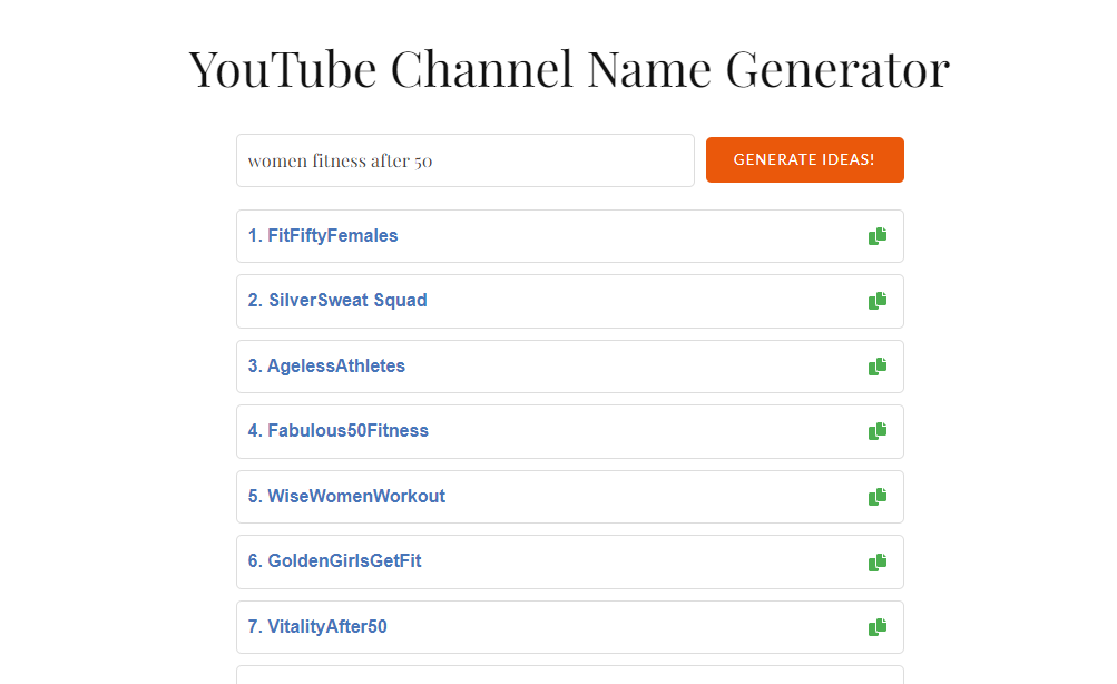 intensed Youtube Channel Name Generator | YouTube Channel Name Generator 1