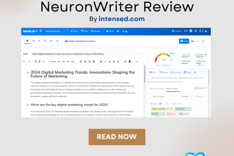 neuronwriter review by intensed