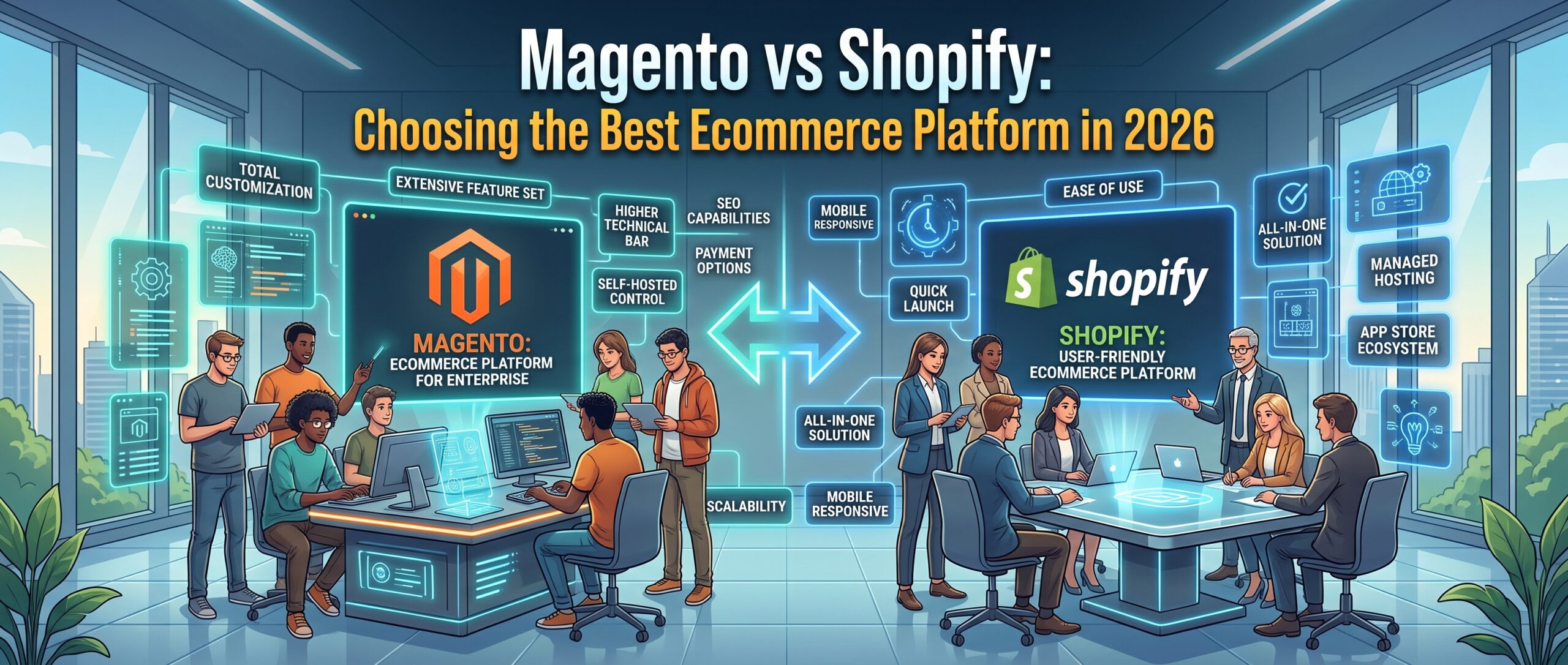 Magento vs Shopify: Choosing the Best Ecommerce Platform in 2026